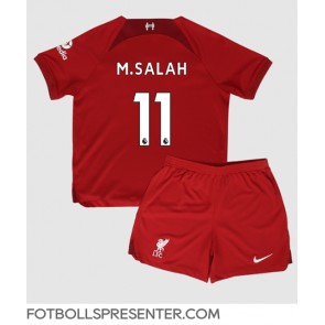 Liverpool Mohamed Salah #11 Hemmatröja Barn 2022-23 Kortärmad (+ korta byxor)